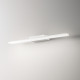 Applique con led struttura in alluminio media e diffusore in acrilico satinato