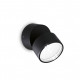 Applique da esterno a led in alluminio e diffusore orientabile in vetro
