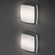 Applique da esterno con struttura in alluminio e diffuosre in pvc