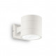 Applique da esterno in alluminio con doppio diffusore in vetro pirex