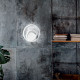 Applique da parete a led con montatura in metallo e diffusore in acrilico