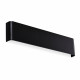 Applique da parete a led con struttura in alluminio corta