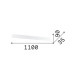 Applique da parete a led con struttura in alluminio extra large