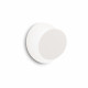 Applique da parete a led con struttura in metallo a disco