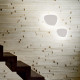 Applique da parete a led con struttura in metallo dal design moderno