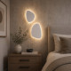 Applique da parete a led con struttura in metallo dal design moderno