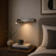 Applique da parete con diffusore tubolare a led orientabile posizione destra