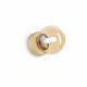 Applique da parete moderna in metallo con diffusore a boccia in vetro