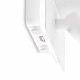 Applique led diffusore tubolare orientabile e diffusore sul retro e USB