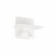 Applique led diffusore tubolare orientabile e diffusore sul retro e USB