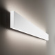 Applique lineare a led con struttura in alluminio dal design moderno
