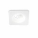 Faretto da incaso a led con struttura in alluminio quadrata