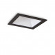 Faretto da incasso a led con struttura in allumnio quadrato
