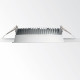 Faretto da incasso grande a led con struttura in alluminio rotonda