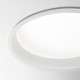 Faretto da incasso grande a led con struttura in alluminio rotonda