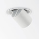 Faretto da incasso grande a led struttura in alluminio e diffusore orientabile