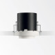 Faretto da incasso grande a led struttura in alluminio e diffusore orientabile