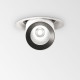 Faretto da incasso grande a led struttura in alluminio e diffusore orientabile