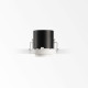 Faretto da incasso grande a led struttura in alluminio e diffusore orientabile