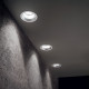 Faretto da incasso medio a led con struttura rotonda in alluminio