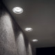 Faretto da incasso medio a led con struttura rotonda in alluminio