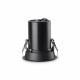 Faretto da incasso piccolo a led struttura in alluminio e diffusore orientabile
