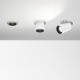 Faretto da incasso piccolo a led struttura in alluminio e diffusore orientabile