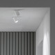 Faretto da incasso piccolo a led struttura in alluminio e diffusore orientabile