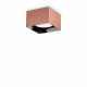 Faretto da soffitto con struttura in alluminio quadrata e diffusore in acrilico