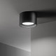 Faretto da soffitto con struttura in alluminio rotonda e diffusore in acrilico