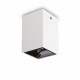 Faretto da soffitto grande a led struttura in alluminio e diffusore in acrilico