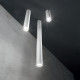 Faretto da soffitto in alluminio con diffusore cilindrico basso