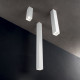 Faretto da soffitto in alluminio con diffusore quadrato alto