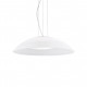 Lampada a sopensione con diffusore in doppio vetro dal design moderno