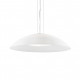 Lampada a sopensione grande con diffusore in doppio vetro dal design moderno