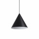 Lampada a sospenione moderna grande con diffusore in metallo verniciato
