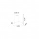 Lampada a sospensione a led con diffusore rotondo in metallo grande