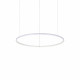 Lampada a sospensione a led con diffusore rotondo in metallo piccolo
