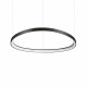 Lampada a sospensione a led grande in alluminio dal design moderno