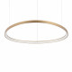 Lampada a sospensione a led gigante in alluiminio dal design moderno