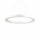 Lampada a sospensione a led in allumino con diffusore in acrilico grande