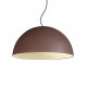 Lampada a sospensione con diffusore grande in metallo dal design moderno