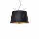 Lampada a sospensione con diffusore in lamina di PVC dal design elegante