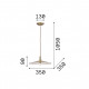 Lampada a sospensione con diffusore in metallo in stile industrial
