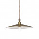 Lampada a sospensione con diffusore in metallo in stile industrial