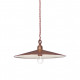 Lampada a sospensione con diffusore in metallo in stile industrial