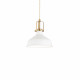 Lampada a sospensione con diffusore in metallo piccolo dal design industrial