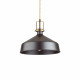 Lampada a sospensione con diffusore in metallo piccolo dal design industrial