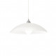 Lampada a sospensione con diffusore in vetro decorato dal design moderno