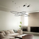 Lampada a sospensione con diffusore rotondo a led D.150